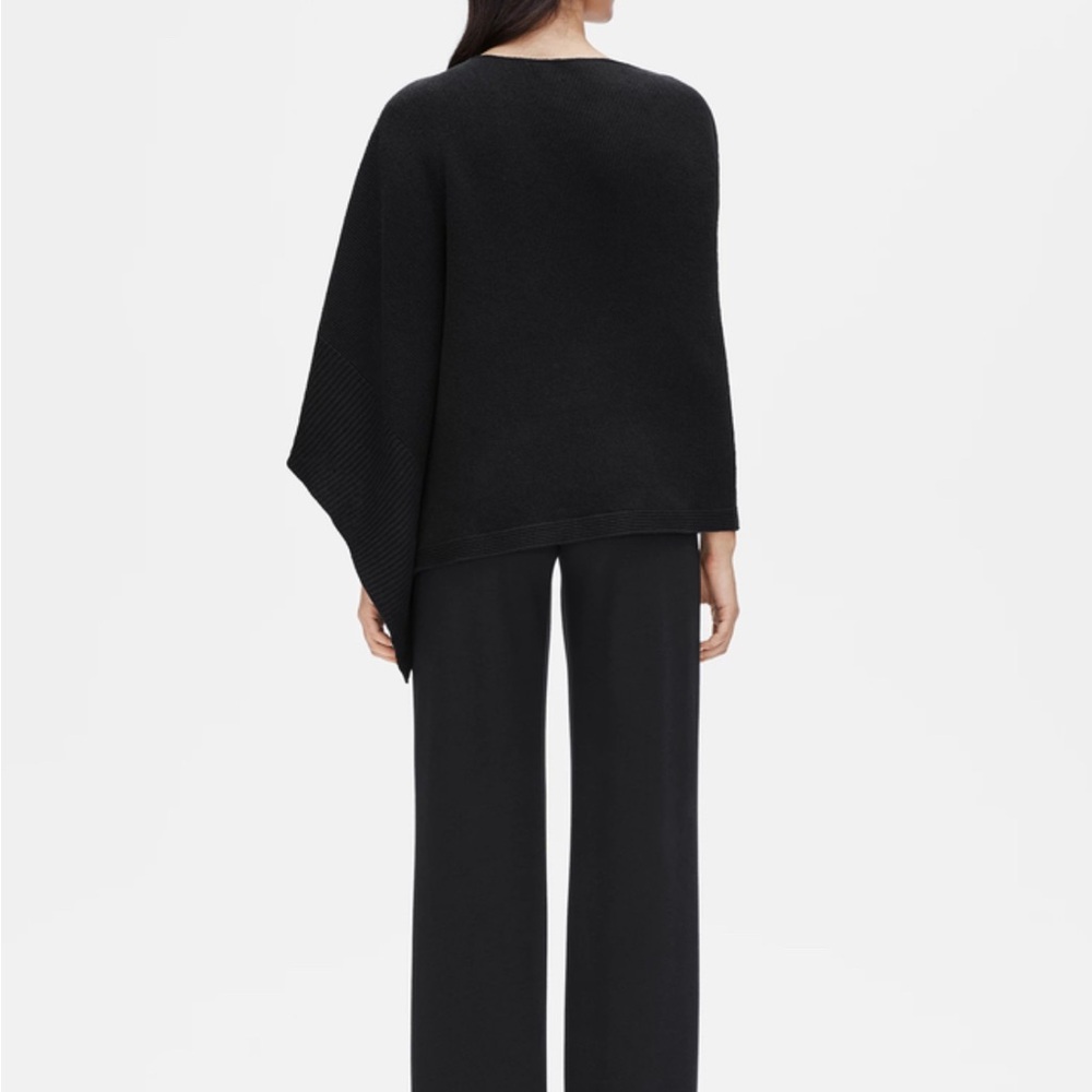 Eileen Fisher Midnight Poncho. O/S - Picture 2 of 8